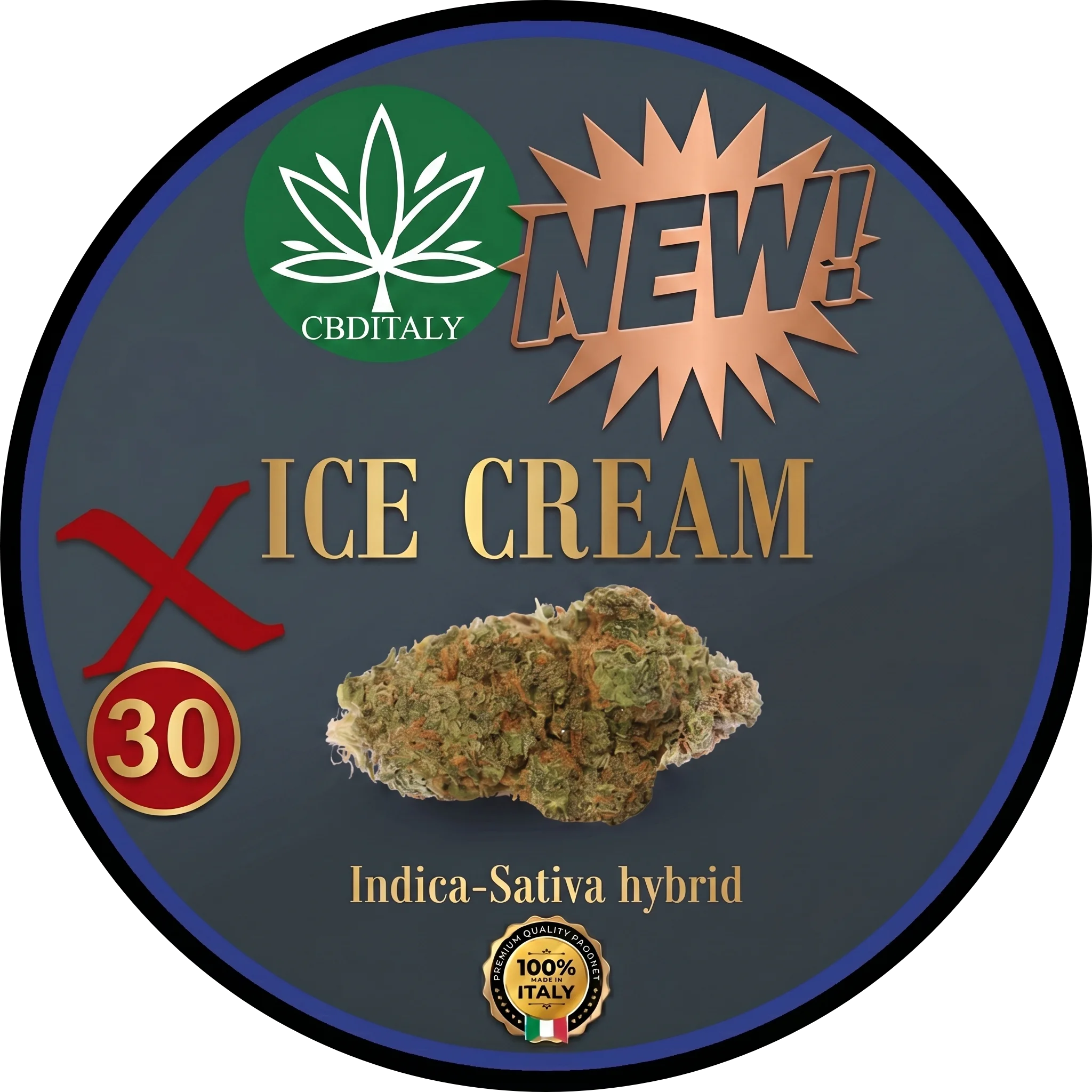 ICE CREAM X THCV 30% | CBDITALY